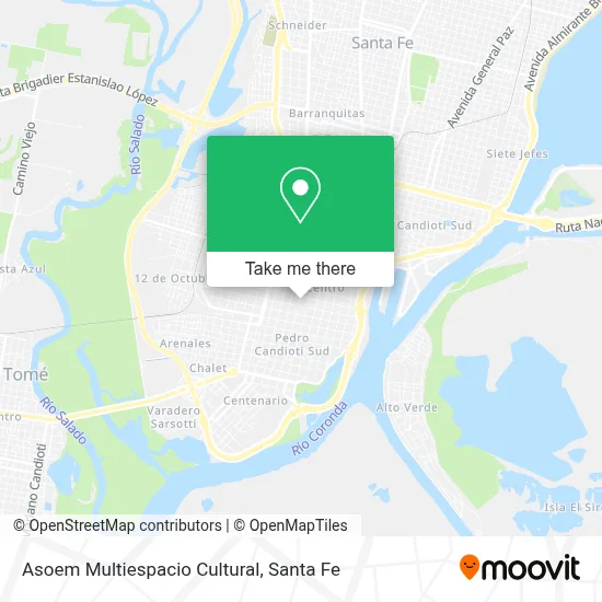 Asoem Multiespacio Cultural map