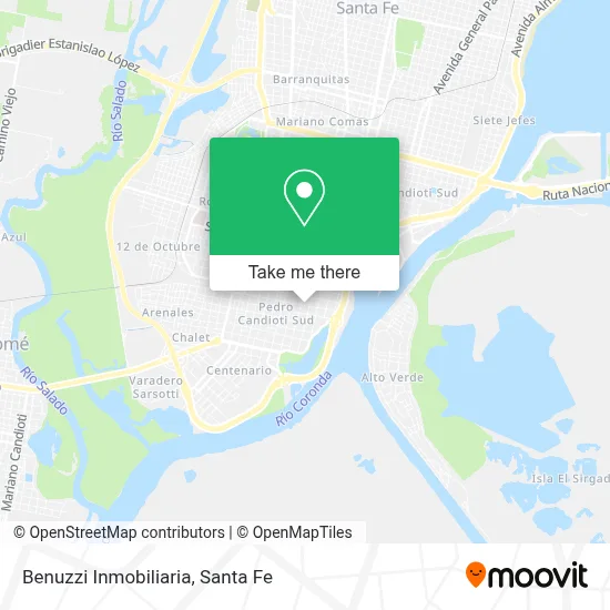 Benuzzi Inmobiliaria map