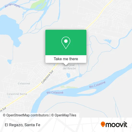 El Regazo map