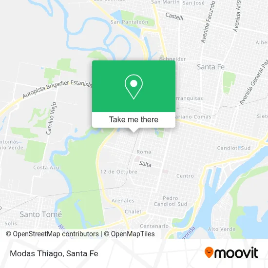 Modas Thiago map