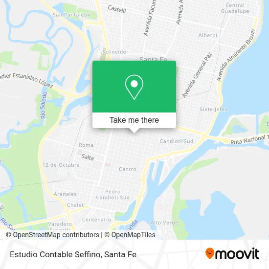 Estudio Contable Seffino map