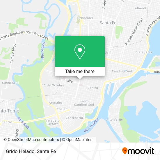 Grido Helado map