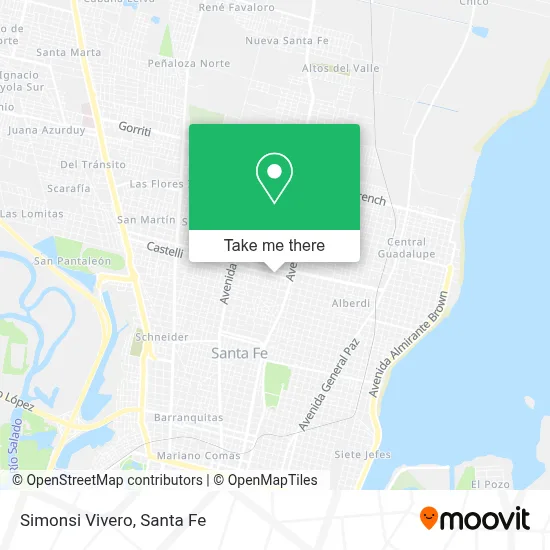 Simonsi Vivero map