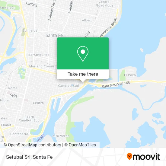 Setubal Srl map