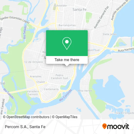 Percom S.A. map