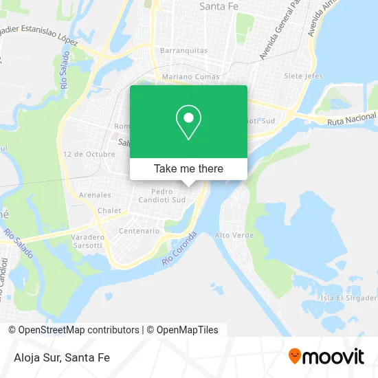 Aloja Sur map