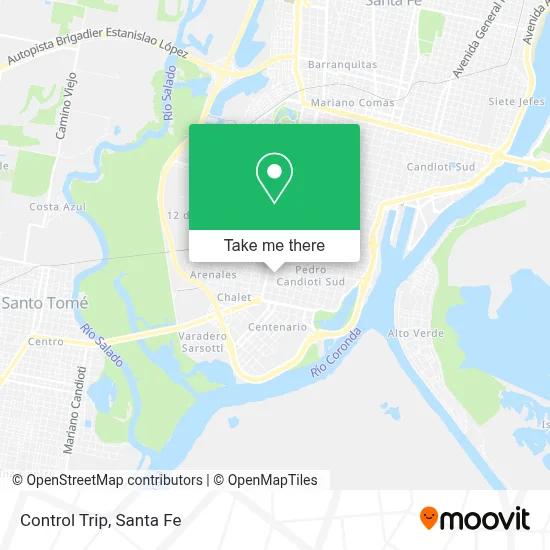Control Trip map