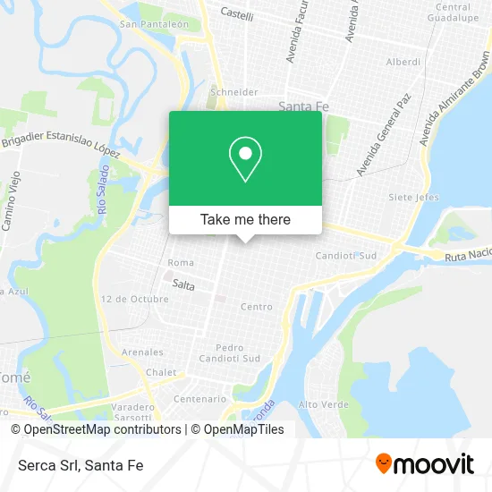 Serca Srl map
