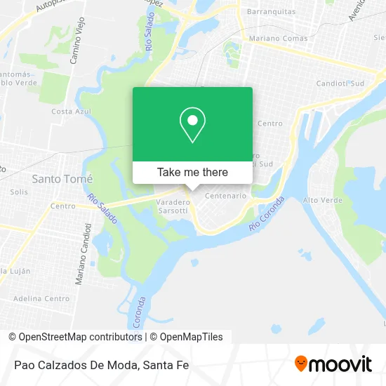 Pao Calzados De Moda map