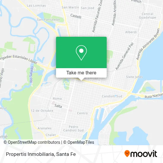 Propertis Inmobiliaria map