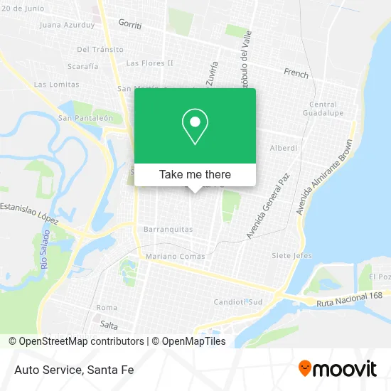 Auto Service map