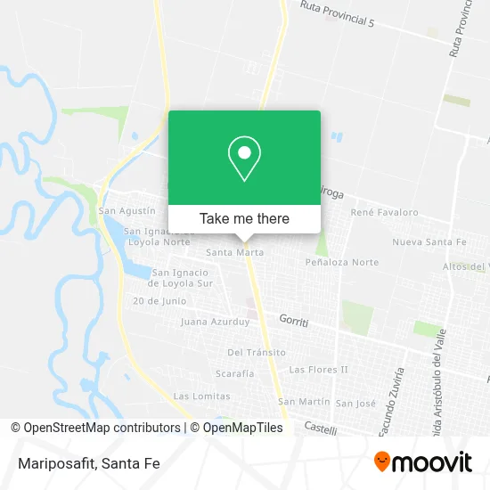 Mariposafit map