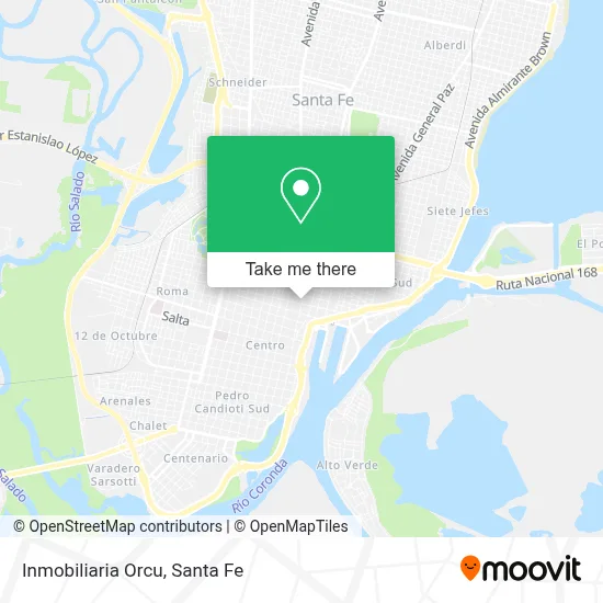 Inmobiliaria Orcu map