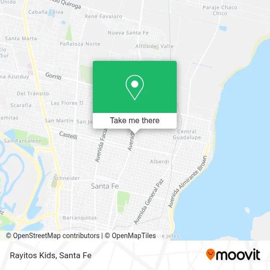 Rayitos Kids map
