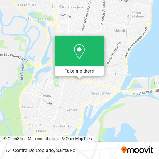 A4 Centro De Copiado map