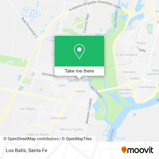 Los Batis map
