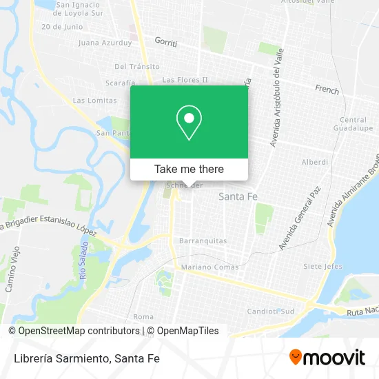 Librería Sarmiento map