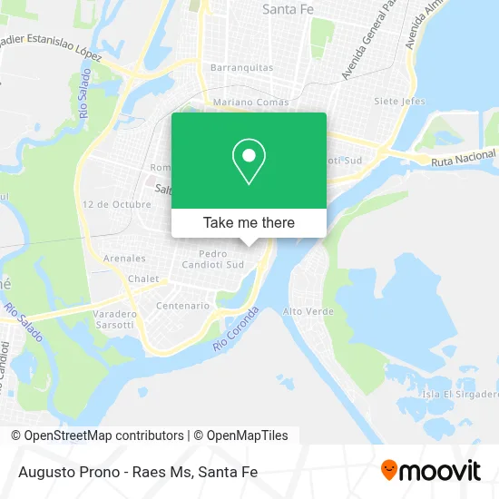 Augusto Prono - Raes Ms map