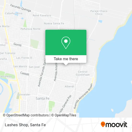 Lashes Shop map
