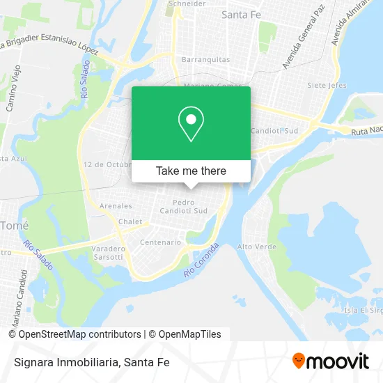 Signara Inmobiliaria map