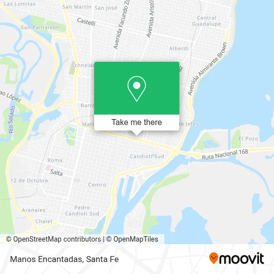 Manos Encantadas map