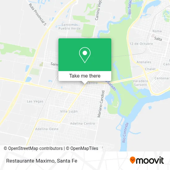 Restaurante Maximo map
