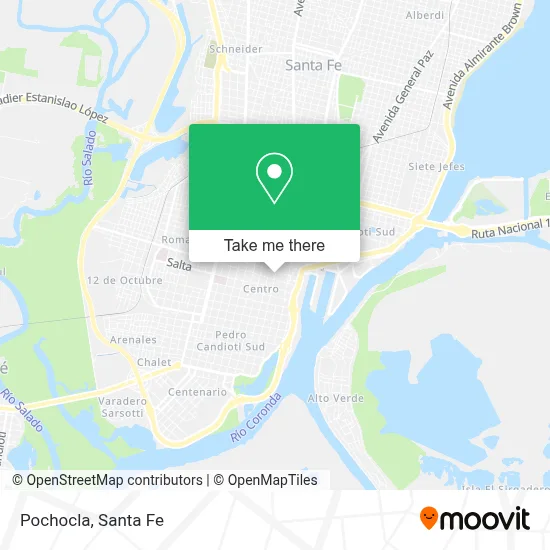 Pochocla map