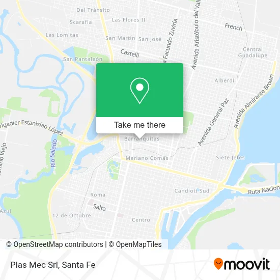 Plas Mec Srl map