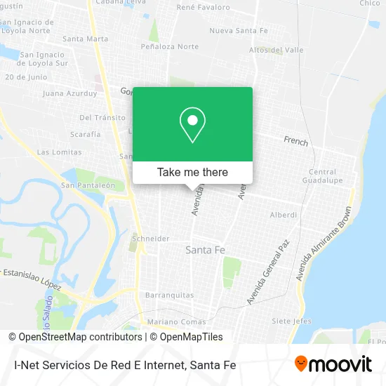 I-Net Servicios De Red E Internet map