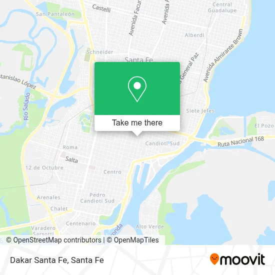 Dakar Santa Fe map