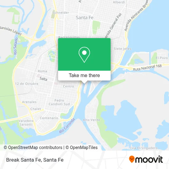 Break Santa Fe map