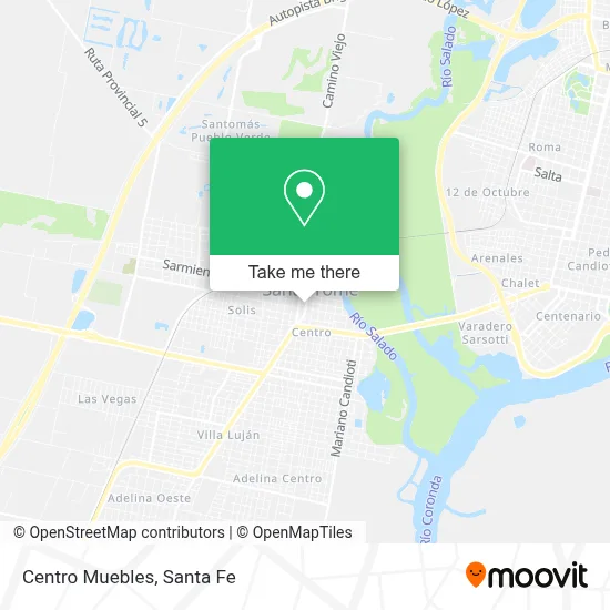 Centro Muebles map