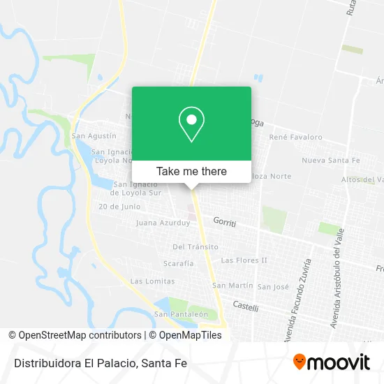 Distribuidora El Palacio map