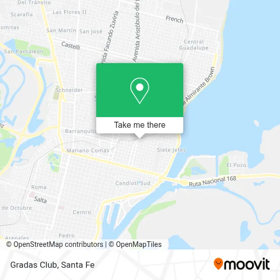 Gradas Club map