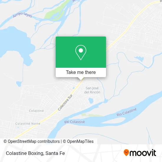 Colastine Boxing map