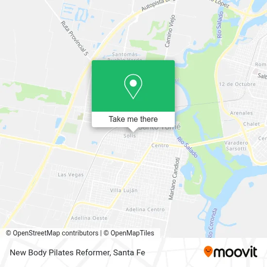 New Body Pilates Reformer map