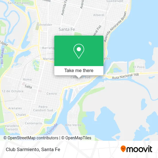 Club Sarmiento map