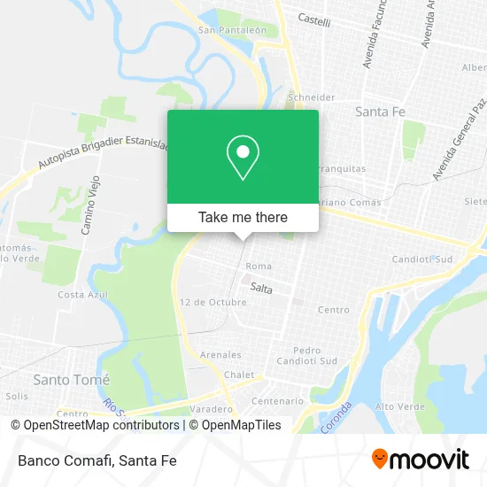 Banco Comafi map