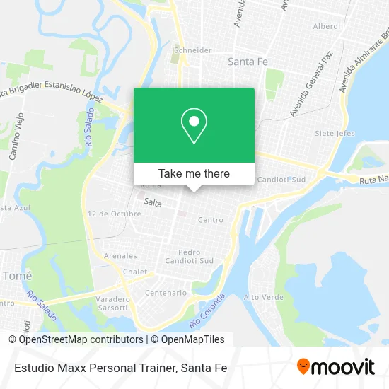 Estudio Maxx Personal Trainer map