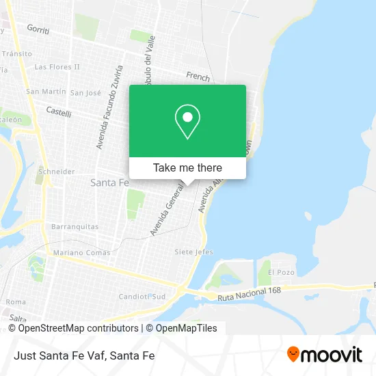 Just Santa Fe Vaf map
