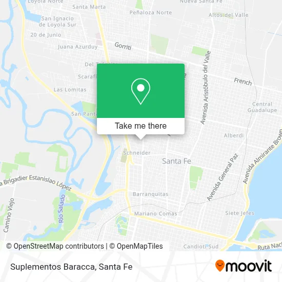Suplementos Baracca map