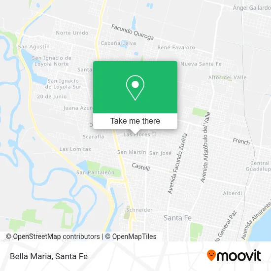 Bella Maria map