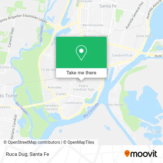 Ruca Dug map
