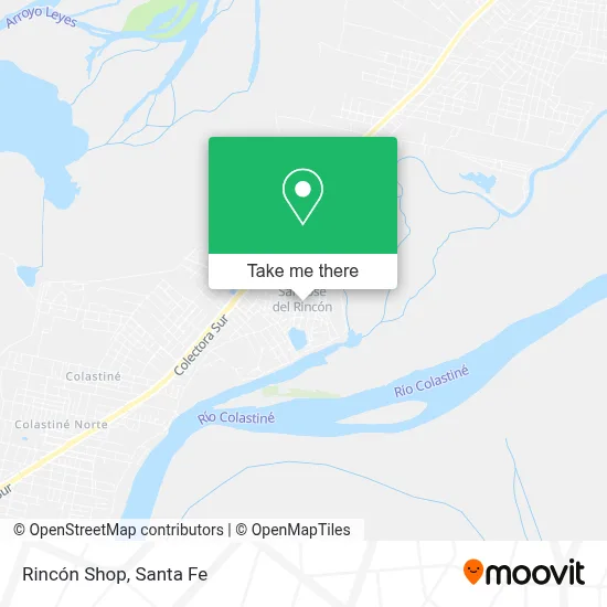 Rincón Shop map
