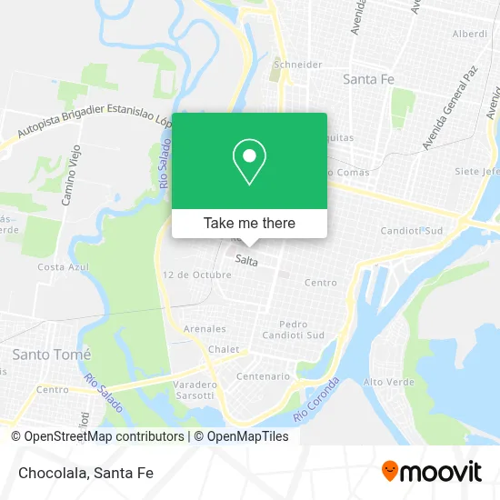 Chocolala map