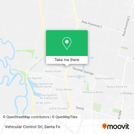 Vehicular Control Srl map