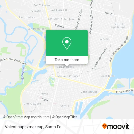 Valentinapazmakeup map