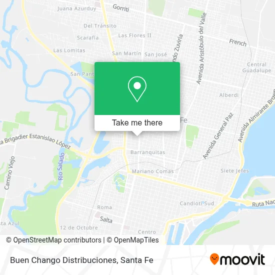 Buen Chango Distribuciones map
