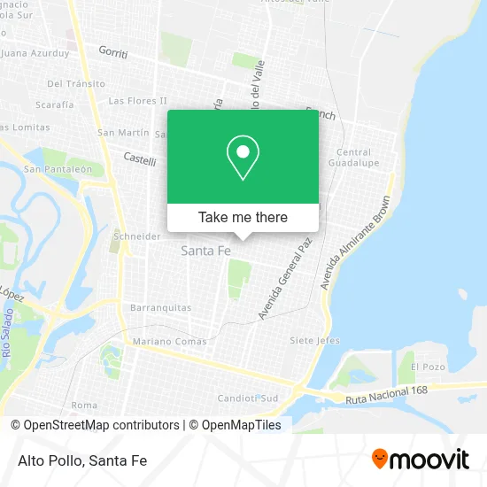 Alto Pollo map