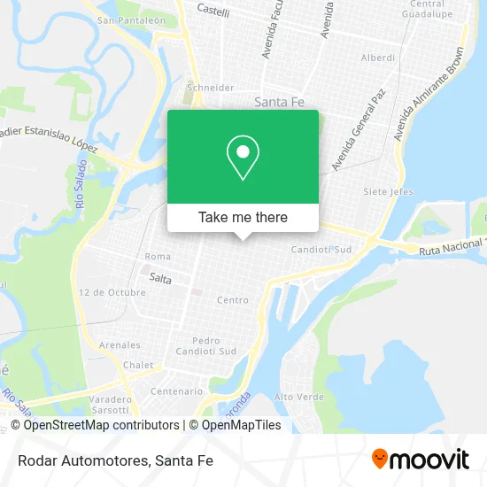 Rodar Automotores map